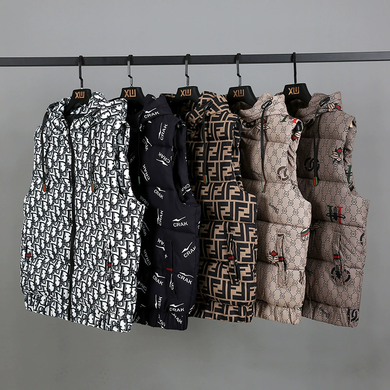 Demi-season trend vest sleevless, keep warm tank top with hood for beloved
