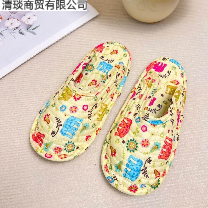 Korean-Style Closed-Toe Mop for All Seasons, Silent and Breathable Cotton Indoor Art Home Floor Mop, New Fabric Base Source