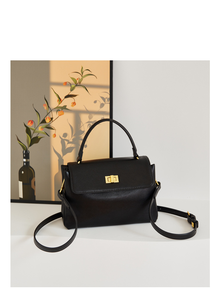 Small Square Crossbody Bag Women's Shoulder Bag Soft Leather_voghion.com