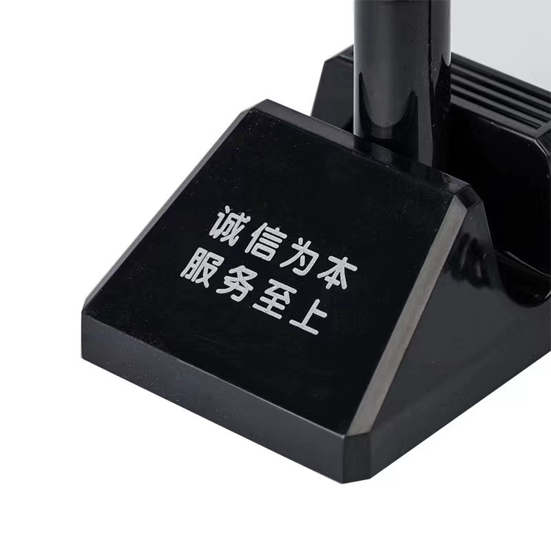 Morning light AGPA5201 Business desk pen bank desktop fixed pen cable black signature pen front desk paste pen