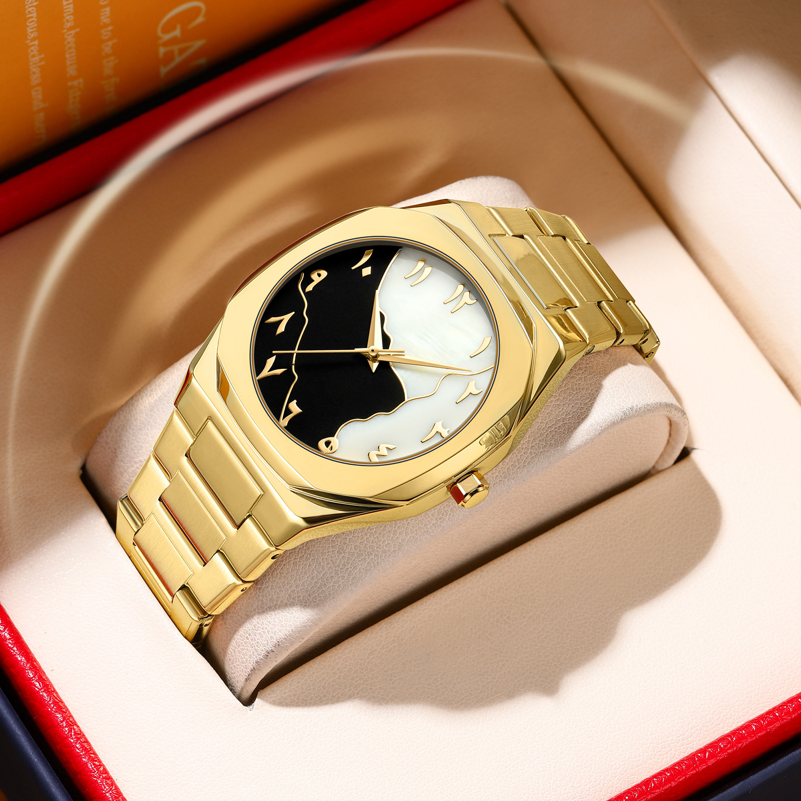 140g Weight Tempered Glass Mirror Material Stainless Steel Strap Material Watch Classification Pointer Display Type Double Side Snaps Buckle Style Diamond Dial Shape Daily, Street Occasion Quartz Movement Solid Color Pattern All Seasons Season Men's Gender Business, Classic Style Style Business Classic Style Solid Color Double Side Snaps Quartz Watch 8