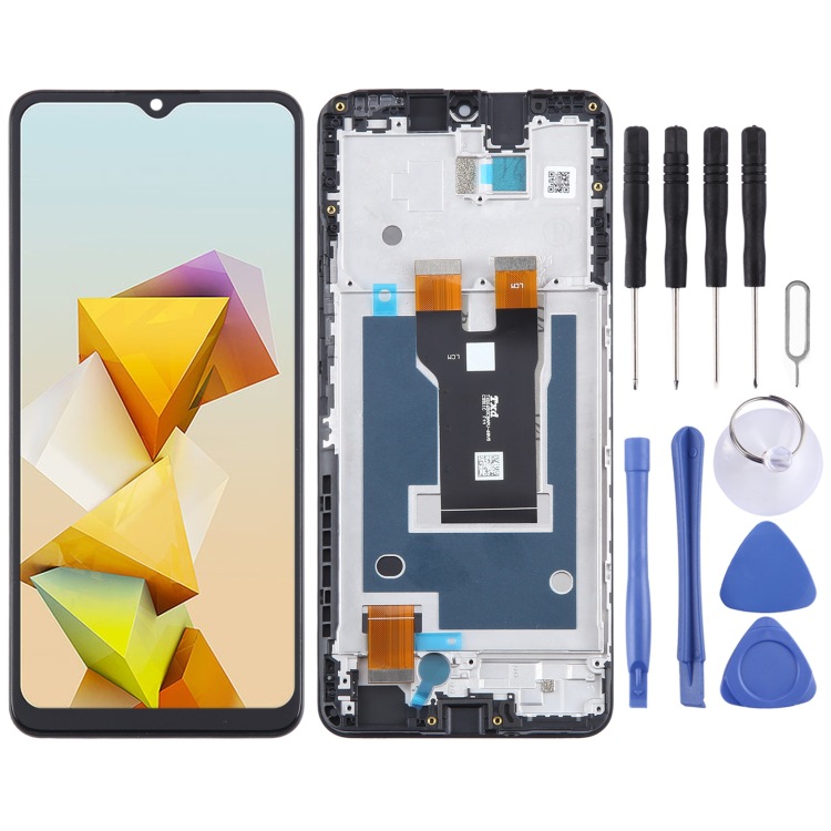 El conjunto táctil LCD con marco es adecuado para ZTE Blade A73 4G 7060 / ZTE Blade V2020 Smart 8010