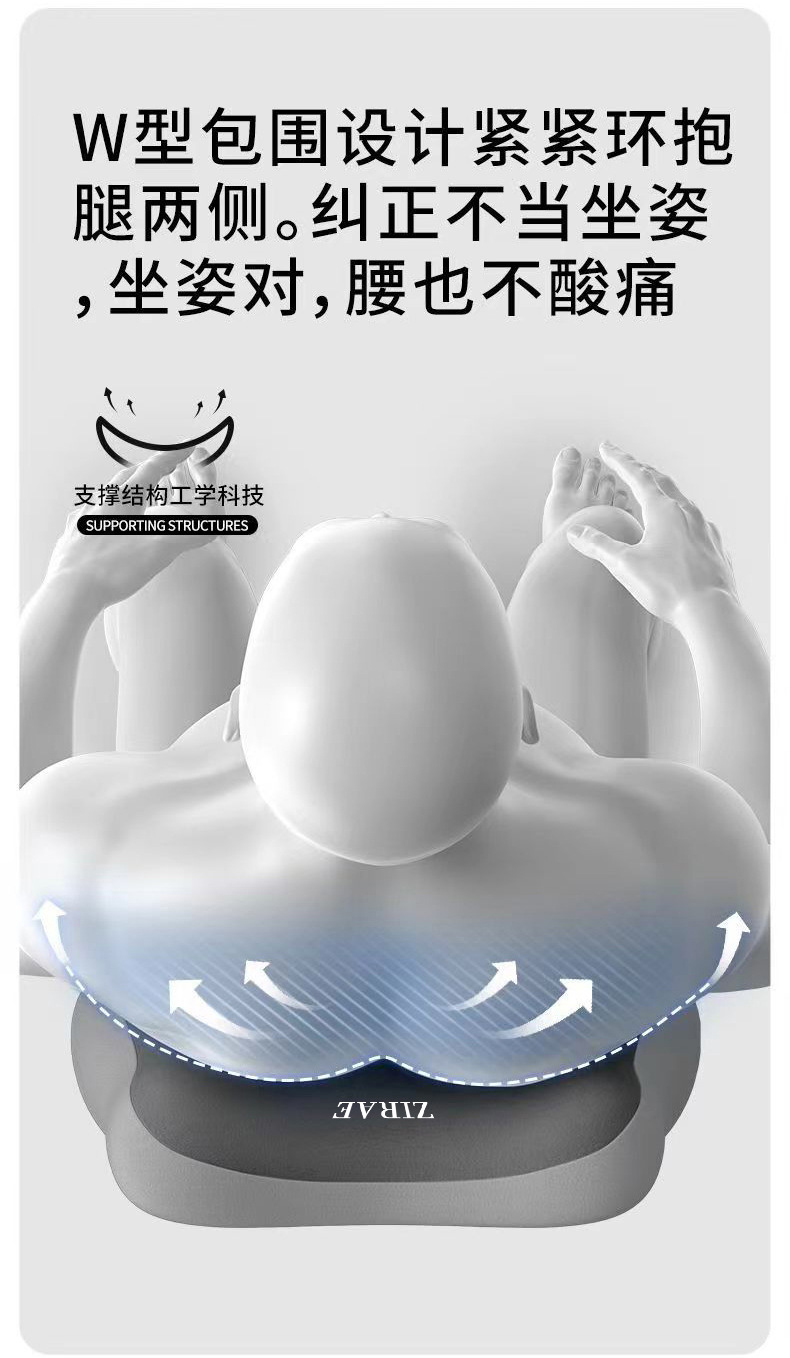 Car Headrest Lumbar Support Pillow Seat Cushion Neck Pillow Lumbar Support Car Backrest Cushion