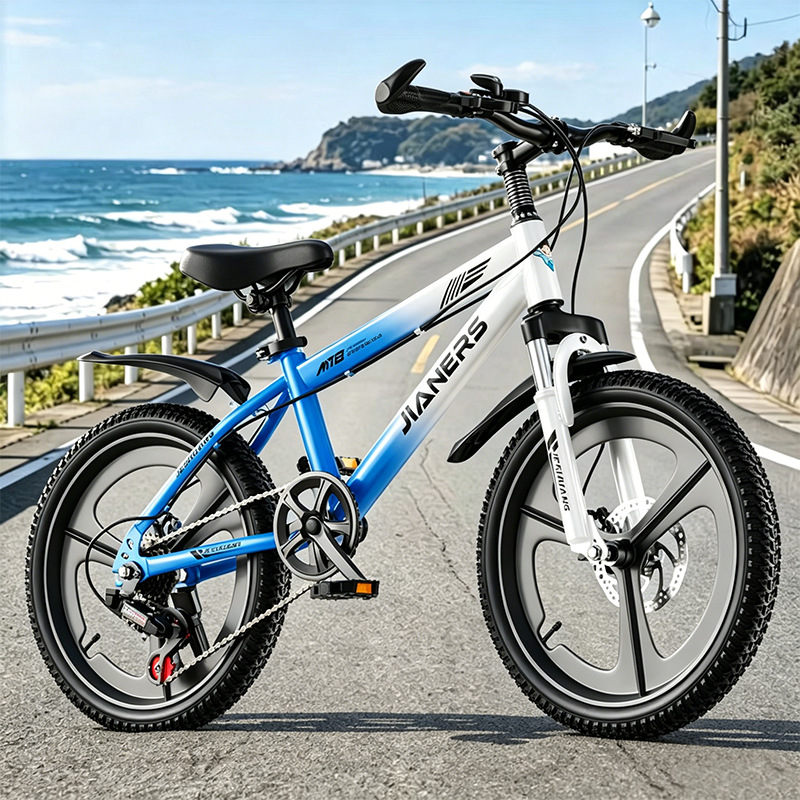 Nuevas bicicletas de 6 - 17 años, niños y niñas, estudiantes de primaria, niños de edad media, niños de velocidad única, bicicleta de montaña adolescente, rodillo de bicicleta image 16