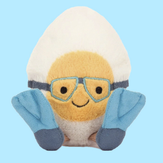 かわいいダイビングゴーグル、ゆで卵人形、ぬいぐるみ、バッグアクセサリー、ペンダント、温泉卵人形、ゲームギフト|undefined