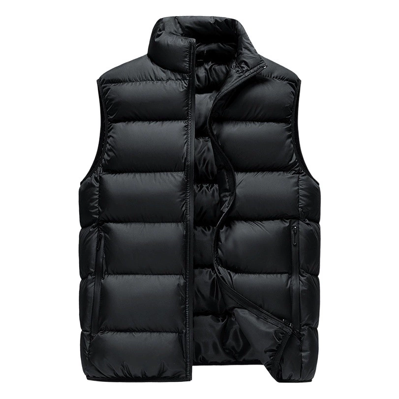 Жилет мужской осенний и зимний новый перо Ронг Хлопковый жакет мужской досуг спорт плечи утолщенные теплые куртки трансграничная мужская одежда