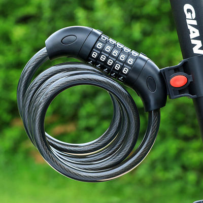 Bicycle locks Mountain bike Password lock Electric Battery lock Bicycle fixed Chain Lock portable steel wire