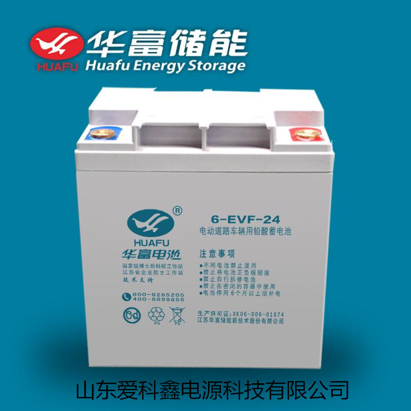 华富蓄电池6-CNJ-24 12v24ah 免维护阀控式太阳能UPS直流屏电池