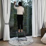 Металлическая портативная подсветка пола, нескользящая уличная горка, алюминиевый сплав