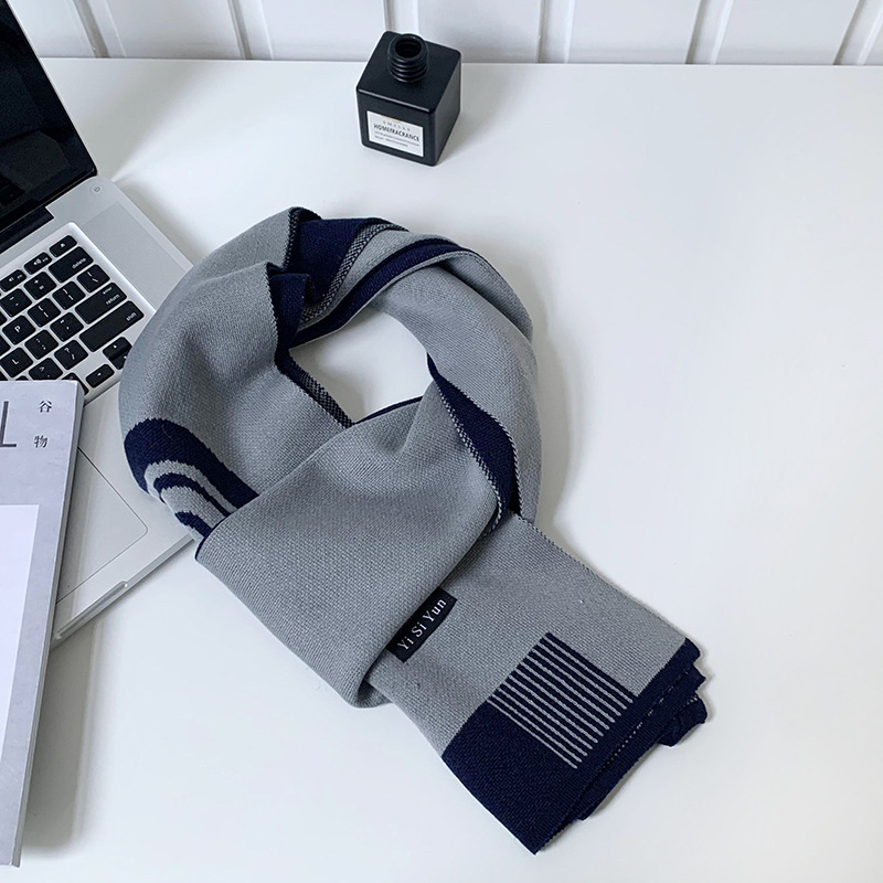 Nuevo bufandas de invierno caliente imitación de cachemira bufandas de cuello coreana cuello de cuadrilátero de punto amplio chal