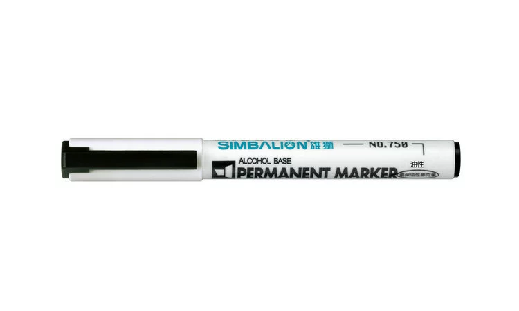 SIMBALION Lion NO.750 Flat Oil Repair Pen Permanent Marker