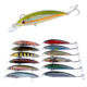 2 Pcs Sinking Minnow Fishing Lures Hard Baits Fresh Water Bass Swimbait Tackle Gear