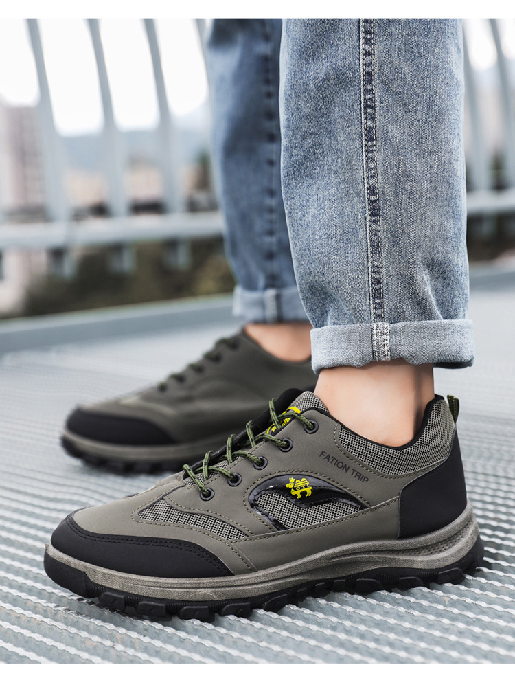 Chaussures pour hommes, chaussures de sport décontractées, chaussures tendance d'extérieur doublées en polaire, chaudes, à semelle épaisse, pour la course et la randonnée, en coton simple_voghion.com