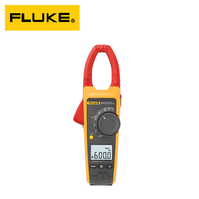 福禄克真有效值钳形表Fluke F376FC  交直流电流钳形表带柔性探头
