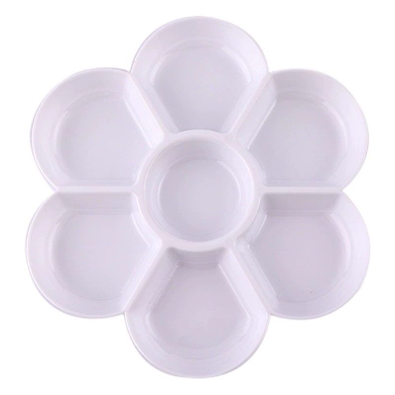 Цветочная палитра в форме сливы Диска для детской краски одноразовая палитра