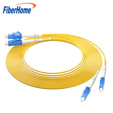 烽火LC-LC/SC/FC光纤跳线双工两芯单模G652D黄色3米10M FNA700380