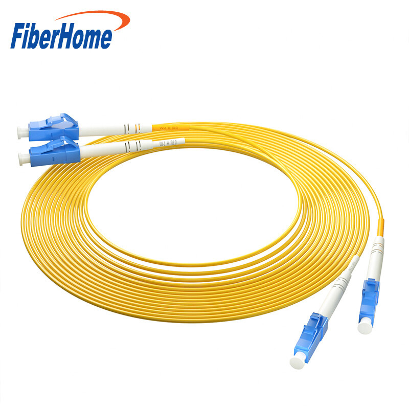 烽火LC-LC/SC/FC光纤跳线双工两芯单模G652D黄色3米10M FNA700380