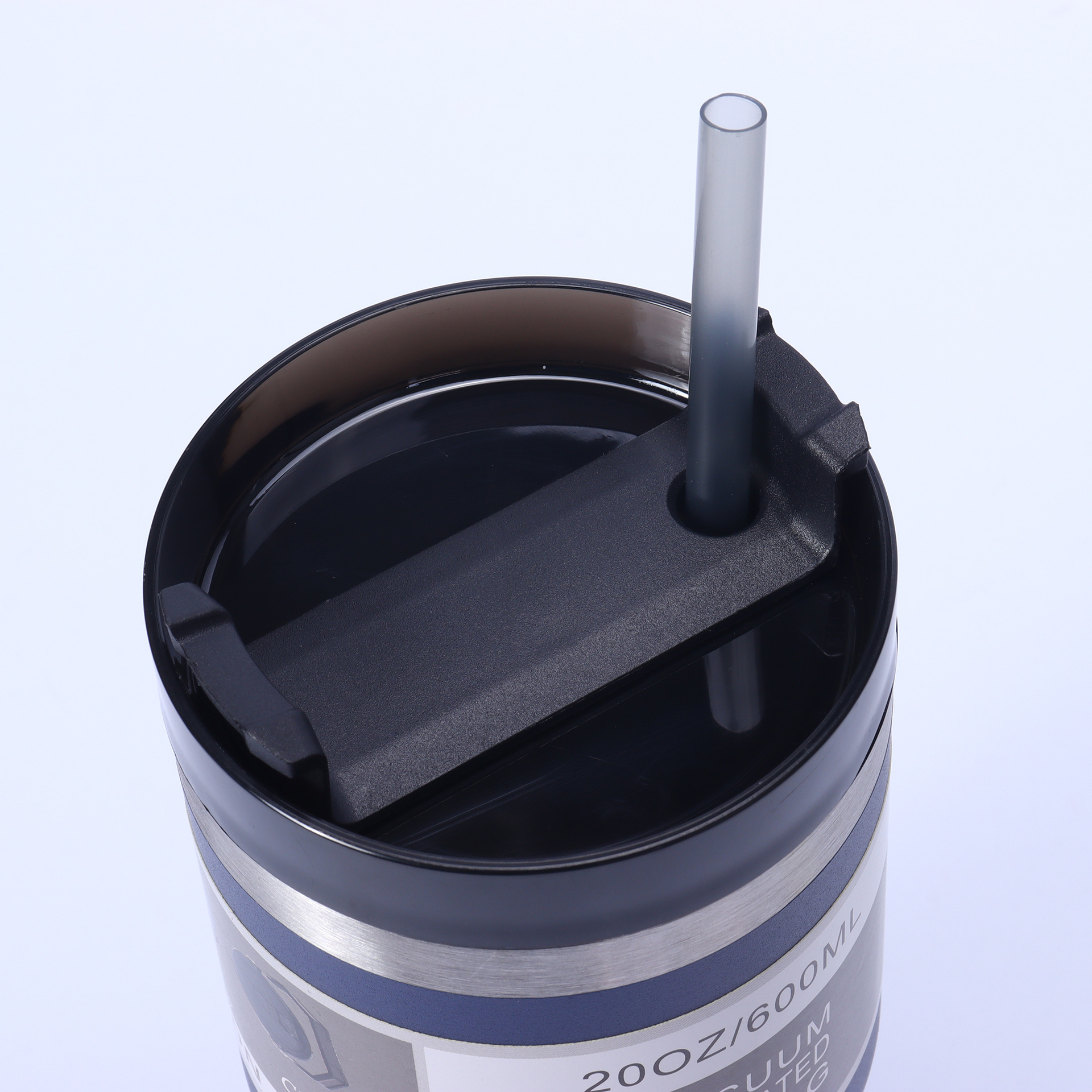 Vacuo transfronterizo 30oz tazas de automóviles de gran capacidad 304 acero inoxidable vacío de automóviles aislamiento frío hielo taza de paja al por mayor