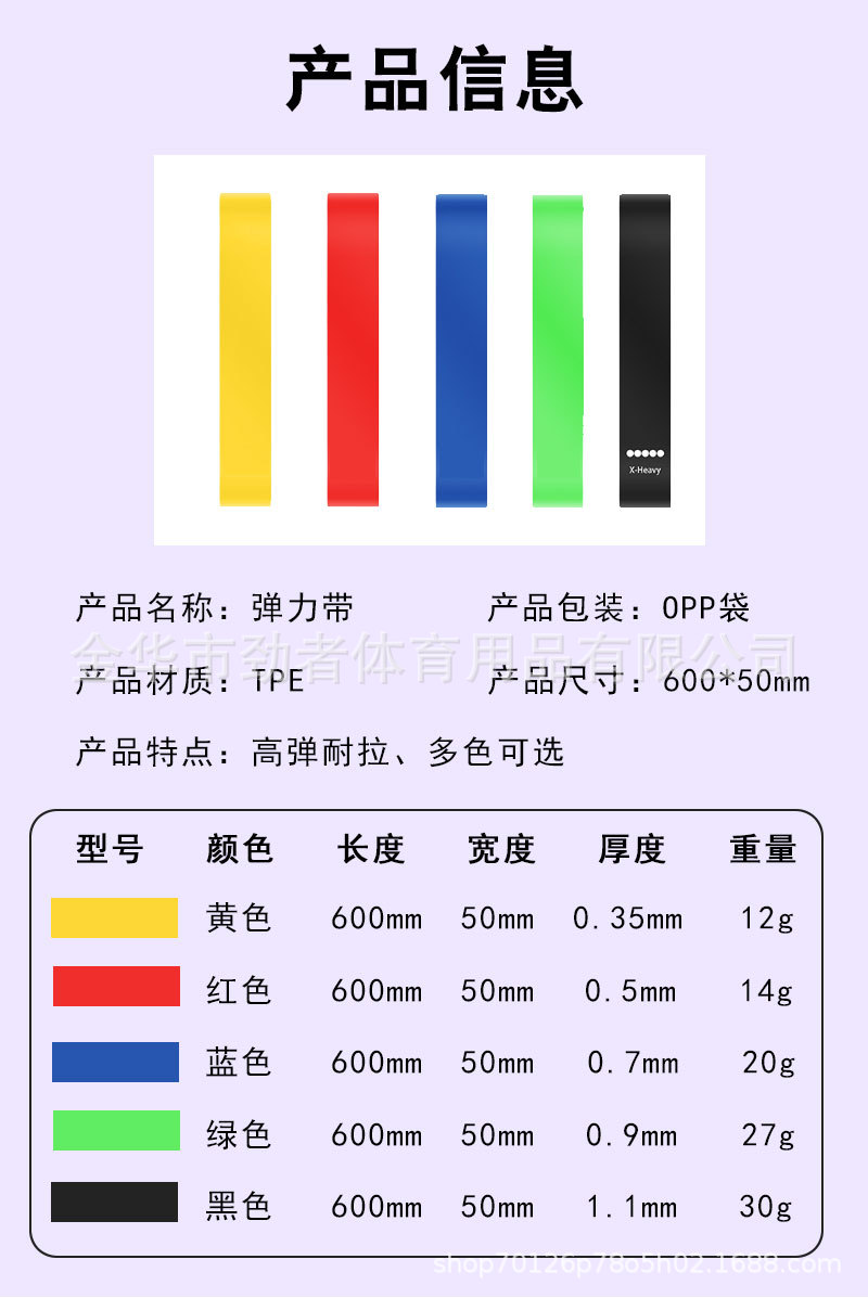 Elastic band yoga exercise TPE thickened resistance band pull ring sports strength training quick hip lift elastic ring