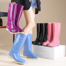 军登正品雨靴女靴高筒都市通勤水靴户外长筒防水胶鞋成人水靴子
