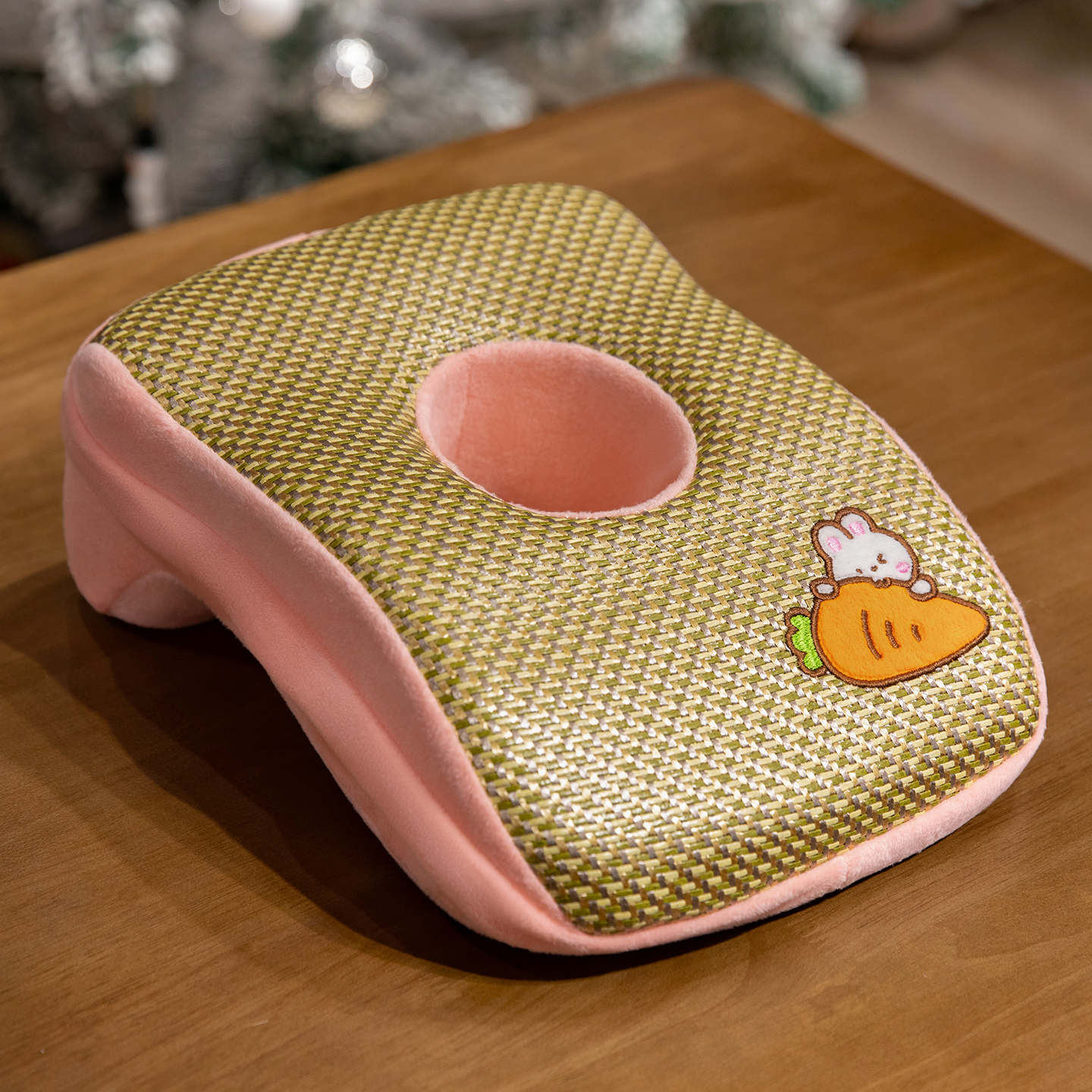 Almohada para Siesta de Verano de Felpa y Esterilla para Oficina y Escuela