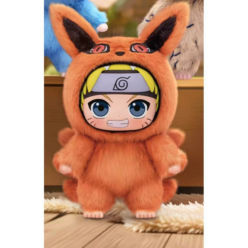 Подлинный слепой бокс Naruto Shippuden - Забавная серия зверьков, подлинный слепбокс, модный игрушка для офиса, милая кукла