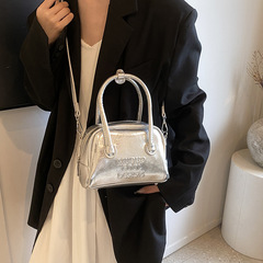 夏天流行手提波士頓保齡球包包女春夏2024新款百搭斜挎包跨境