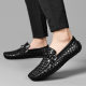 2025 Fashion Slip-on Motorsports Shoes Trendy Fashion Youth Casual Small Leather Shoes Summer Cross-border plus size Shoes
