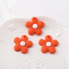 Keychain flower-shaped PVC, pendant, children's hairgrip, flowered