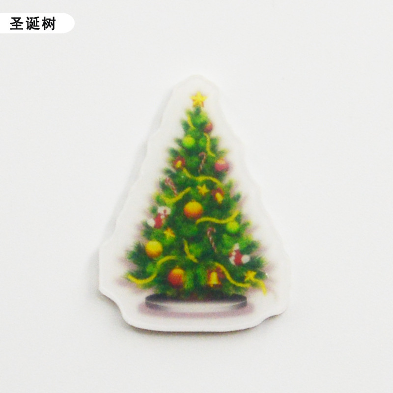 クリスマスアクリルステッカー漫画子供手作りdiy携帯ケースクリーム材料アクセサリー雪だるま|undefined