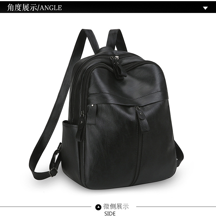Koreanischer Doppelschultergurt Rucksack für Damen 2025 Neue Herbst- und Winterkollektion große Kapazität trendige Pendel- und Straßenrucksack modisch