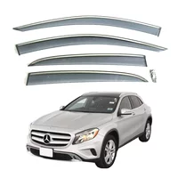 Подходит для Mercedes-Benz GLA 250220200 автомобильное окно от дождя Защита от дождя бровь дождевая полоса ПК нержавеющая сталь/Гальваника