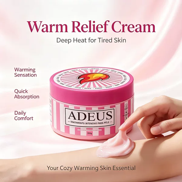 Cross-Border Exclusive Supply of Multi-Functional Thermal Cream Adeus Heating Body Cream, Popular in the English Market, in Stock