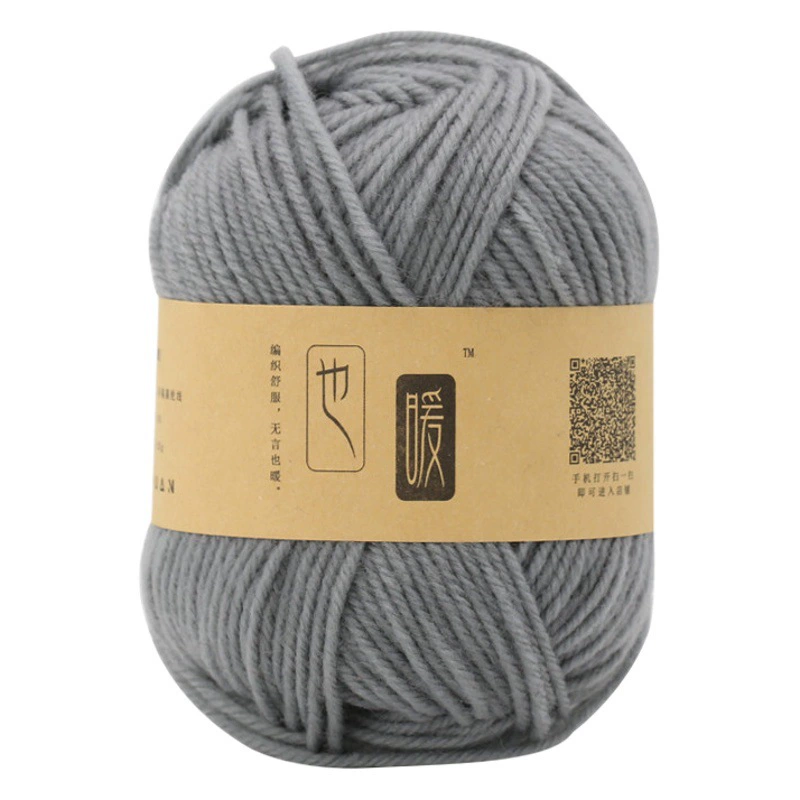 Акриловый шерстяной шарик, оптовая продажа, акриловая нить, четырехпрядная шерсть средней толщины, вязаные тапочки ручной работы «сделай сам», кукла, вязаная крючком шерсть