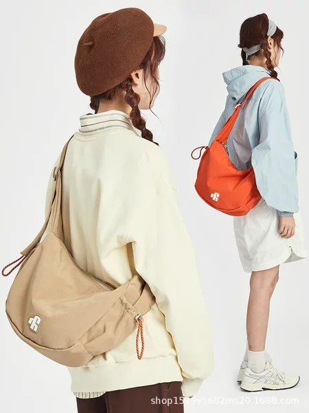 Huaer and Juvenile's Same VAOPER Feeding Brand Dumpling Bag Sports Cycling Crossbody Bag Men's Large Capacity Shoulder Bag Trendy