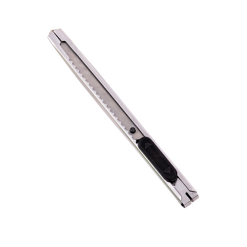 Stainless steel utility knife, small wallpaper knife, metal paper knife, thickened blade, small utility knife, express delivery knife