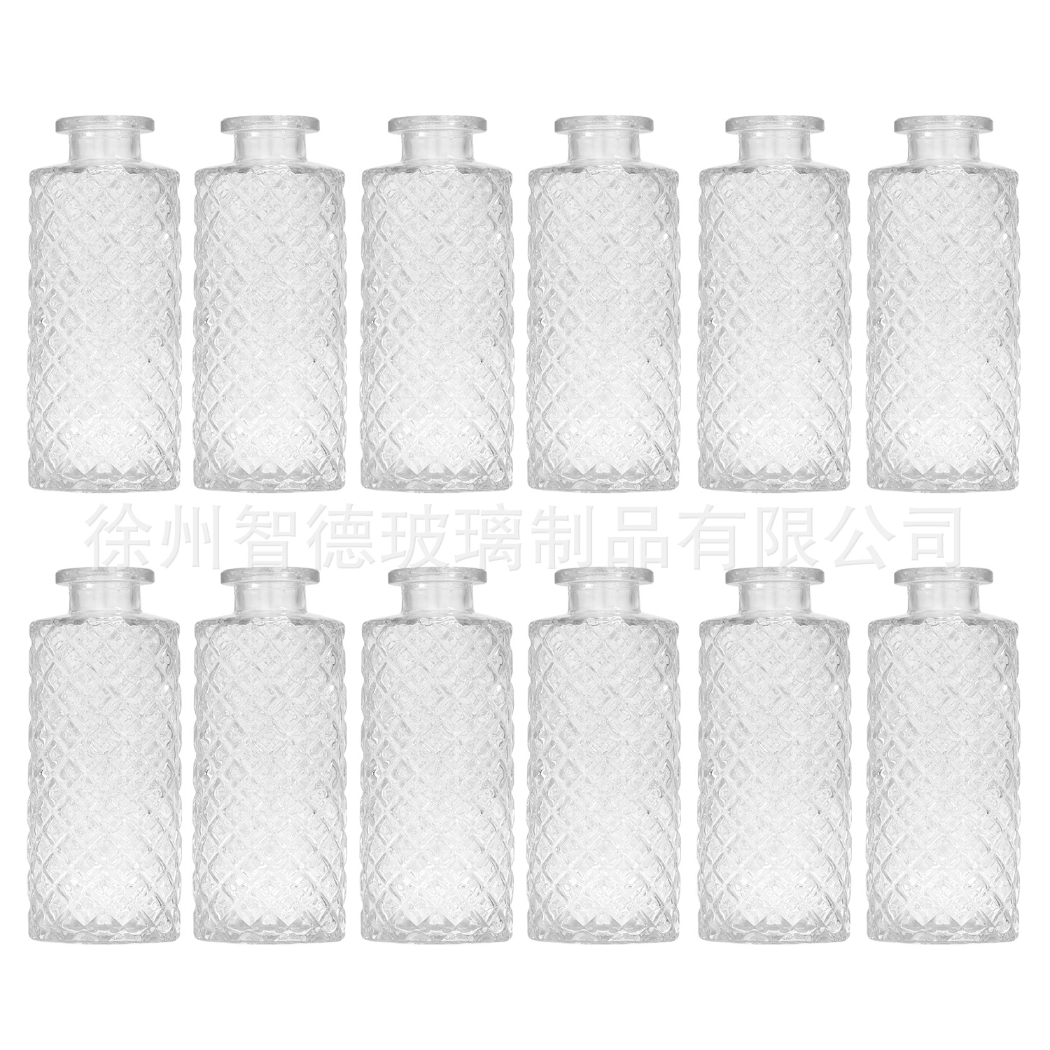 작은 사각형 투명 12개 세트