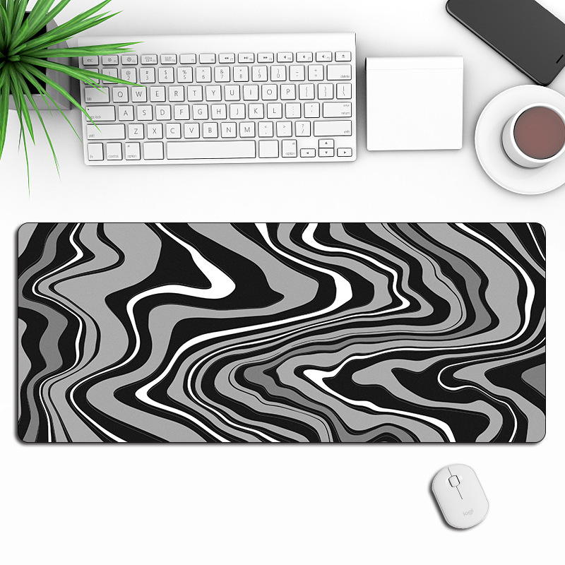 Alfombrilla de ratón de textura japonesa abstracta al por mayor regalo publicitario deportes electrónicos fabricante de alfombrillas de mesa grande alfombrilla de ratón mousepad