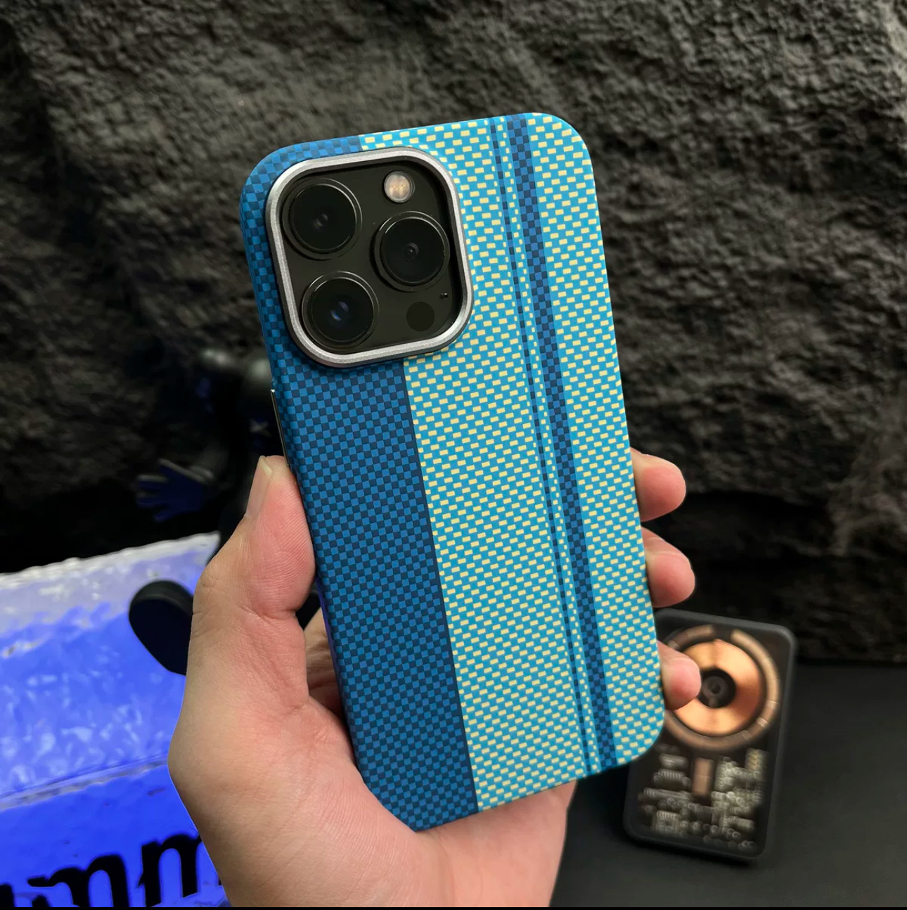 Magnetisk blomster telefoncover til iphone 16 pro max mat_voghion.com