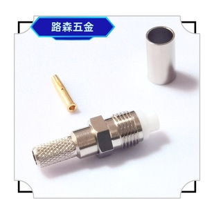 All Copper Rf Connector Fme-K-3 Fme Female Crimp 316Rg142Rg223Rg58U Connector