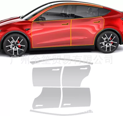 2025 2026 Car Tpu – Car paint protective film - 4-doors-ac-pillar-imported-tpu-protective-film-model-y-performance