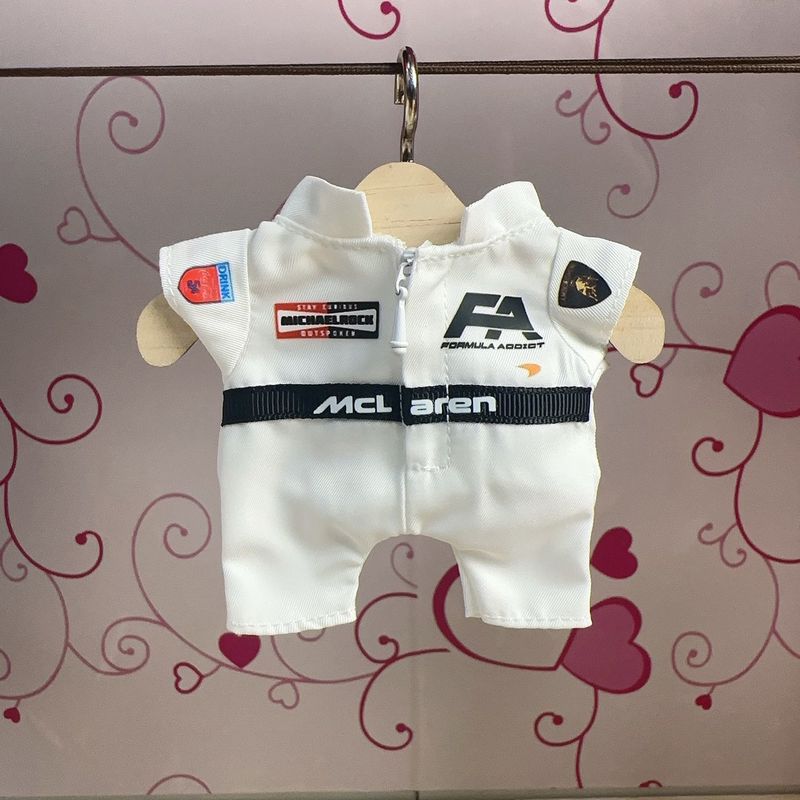 Iabubu娃衣17cm啦布布赛车服一二三代搪胶公仔挂件换装机车衣服|undefined