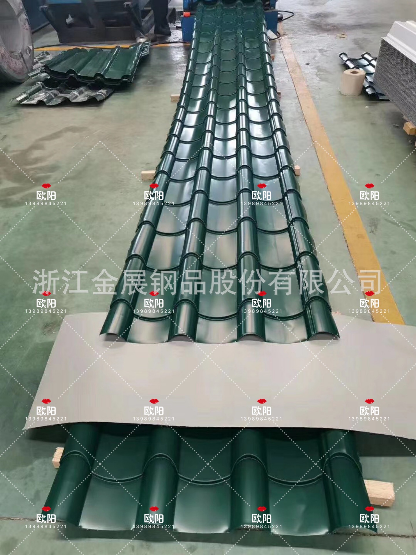 新乡批发铝镁锰仿古瓦 0.7厚深灰色铝筒瓦 彩铝瓦