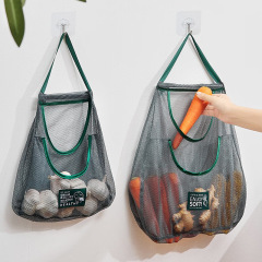 キッチン果物と野菜の保存袋多機能折りたたみ式生姜とニンニクの保存アーティファクトポータブル通気性のある果物と野菜のメッシュバッグ卸売