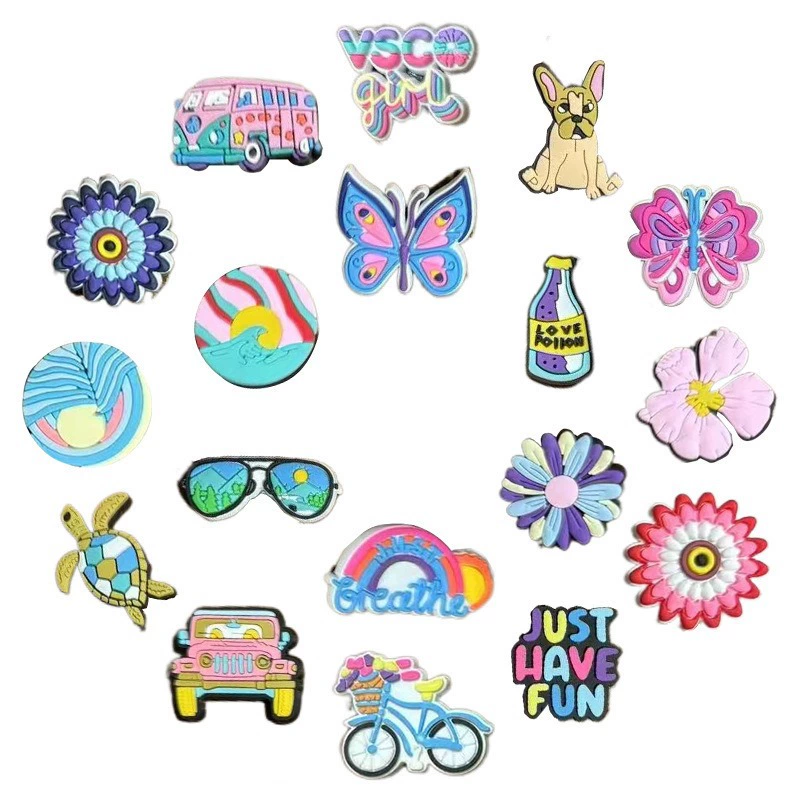 Brand Japanese shoes, footwear buckle PVC, accessories, detachable accessory