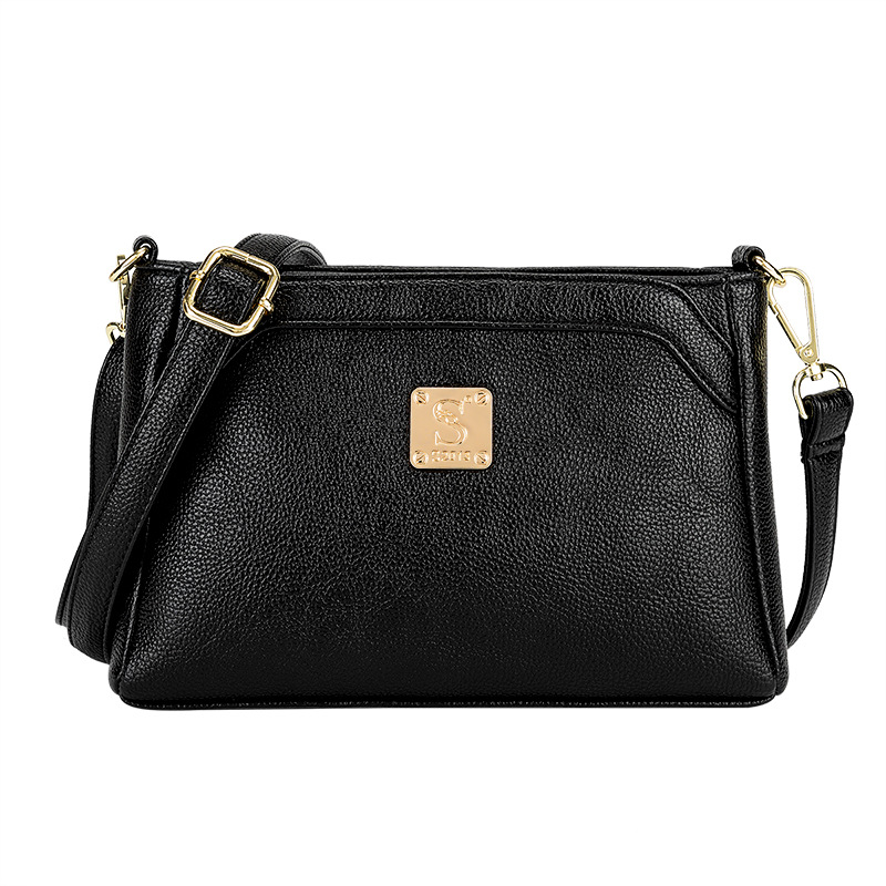 Bolso bandolera para teléfono móvil de gran capacidad, de piel suave, para madre, con un solo hombro, tipo cubo de agua pequeño, para mujer, Internet_voghion.com