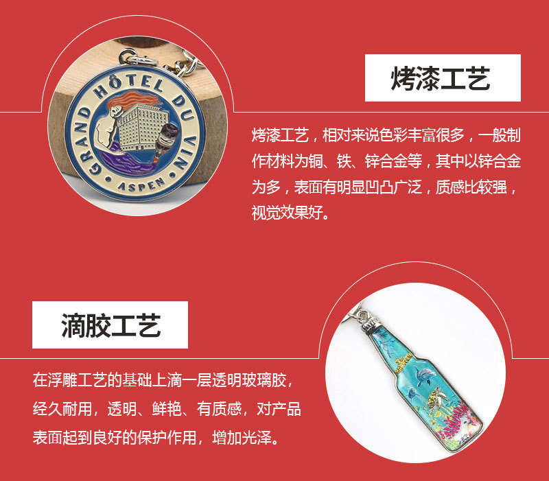 金属龙年钥匙扣定制