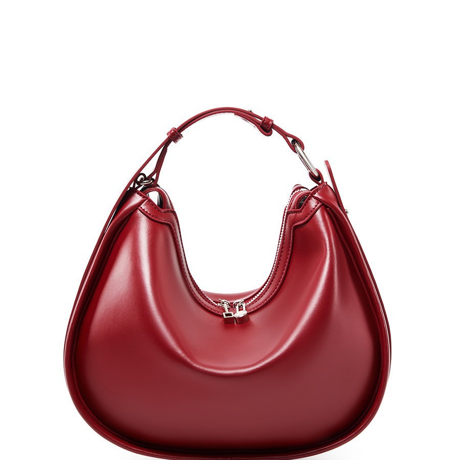 Niche Design Crescent Bag Genuine Leather Underarm Bag For Women 2025 New Simple High-End Shoulder Crossbody Versatile Handbag - Thumbnail 5