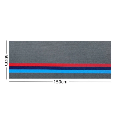 Cutable Foot Mats — Universal Foot Pad - bmw-gray-separate-rear-row-50150