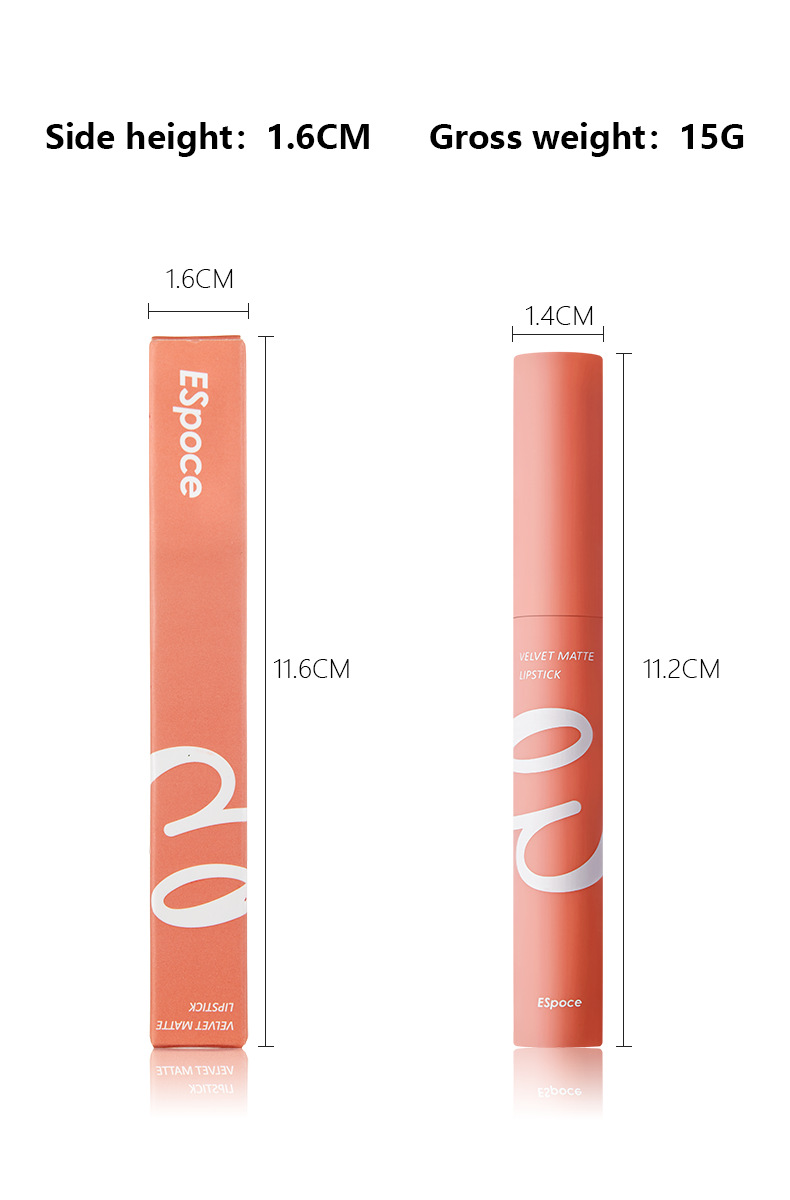 Rossetto mat vellutato a lunga durata per trucco labbra intenso_voghion.com